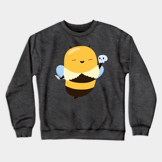 To Bee Or Not To Bee Crewneck Sweatshirt by Sofia Sava